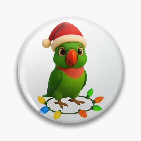 Item preview, Christmas Alexandrine Parakeet designed and sold by Sillytoe.