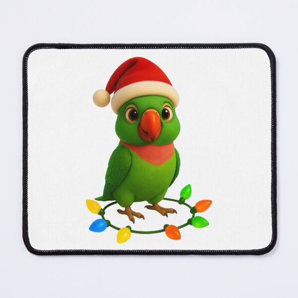 Item preview, Christmas Alexandrine Parakeet designed and sold by Sillytoe.