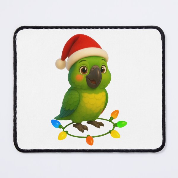 Item preview, Christmas Amazon Parrot designed and sold by Sillytoe.