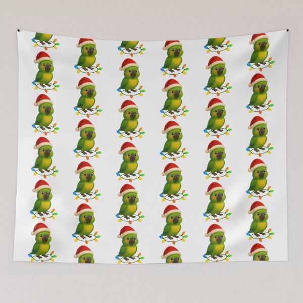 Item preview, Christmas Amazon Parrot designed and sold by Sillytoe.