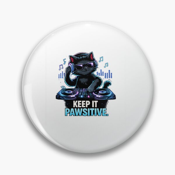 Item preview, DJ cat design NO. 1 designed and sold by ShenGha-design.
