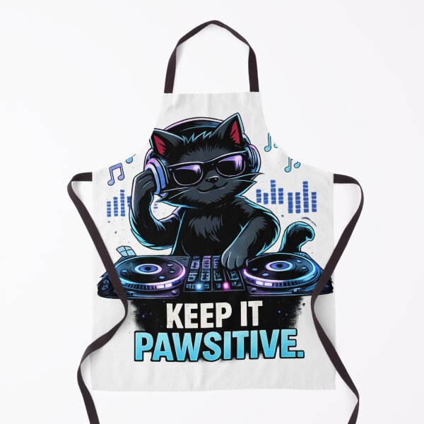 Item preview, DJ cat design NO. 1 designed and sold by ShenGha-design.