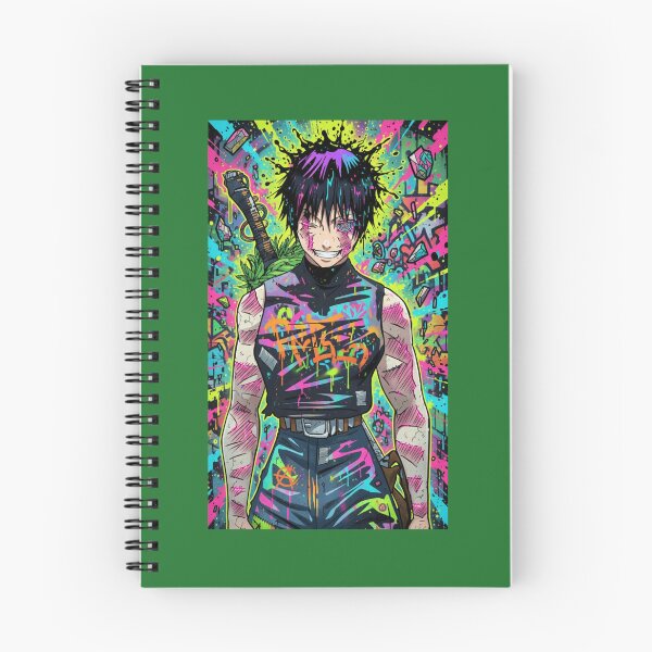 Item preview, CYBERPUNK MAKI WARRIOR - VIBRANT NEON GRAPHICS ANIME STICKER  designed and sold by ascendzero.