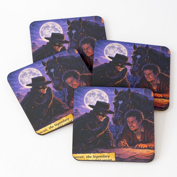 Item preview, Planning in the Shadows Zorro Secret Strategy Comic Night Legend Art designed and sold by SHOCAMPOS DESIGNS .