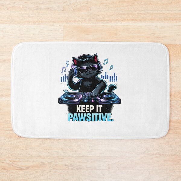 Item preview, DJ cat design no. 2 designed and sold by ShenGha-design.