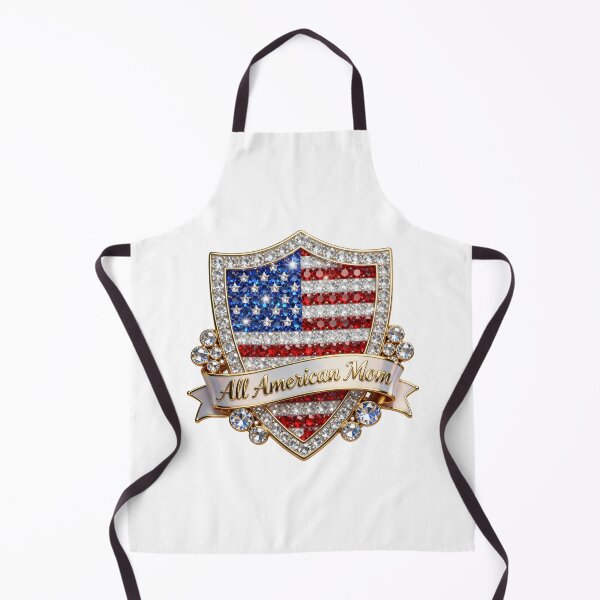 Item preview, Rhinestone All American Mom, USA 250th, 14th of July, Independence Day, semiquincentennial designed and sold by Adadita.