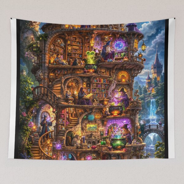 Item preview, The Tower of Wizards designed and sold by CTRL+ALT+Divine.