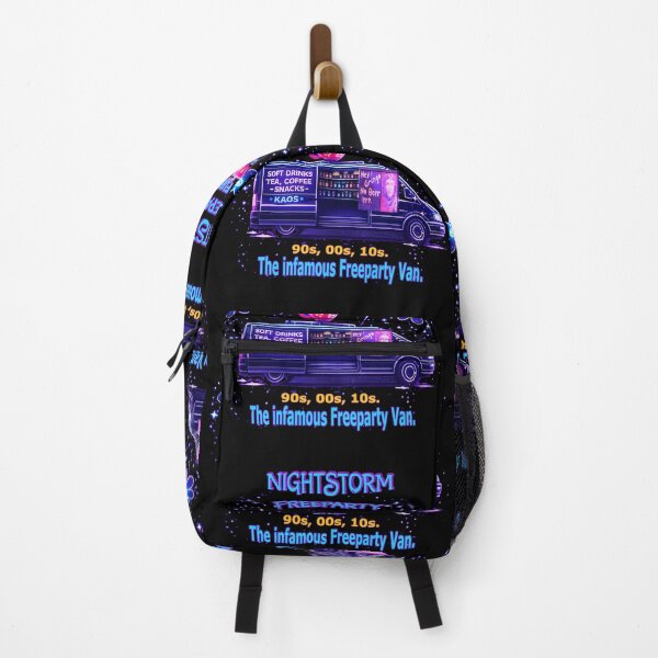 Item preview, NightStorm Freeparty Fuel – The Infamous Freeparty Van Neon Rave Design designed and sold by leyfinder.