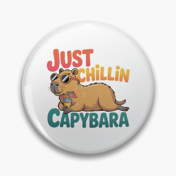 Item preview, Just Chillin Capybara Cute Relaxed  Funny Chill Animal Aesthetic Capy Vibes designed and sold by Nzgiftsandmore.