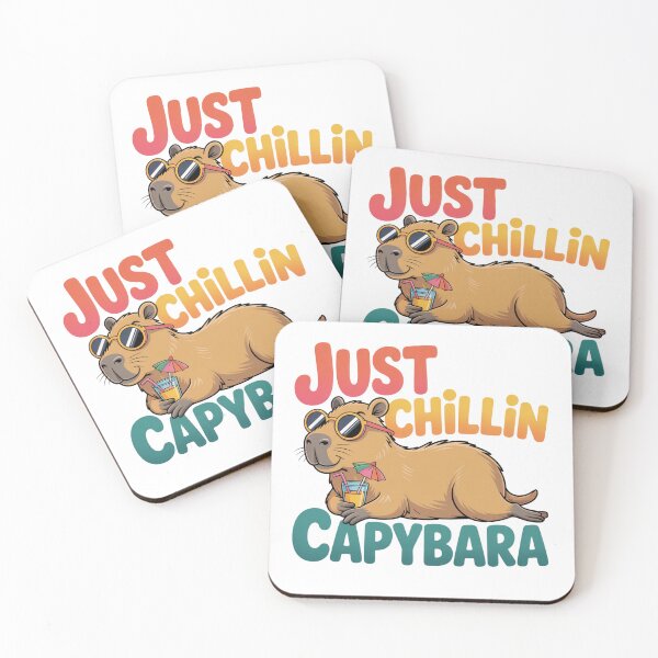Item preview, Just Chillin Capybara Cute Relaxed  Funny Chill Animal Aesthetic Capy Vibes designed and sold by Nzgiftsandmore.