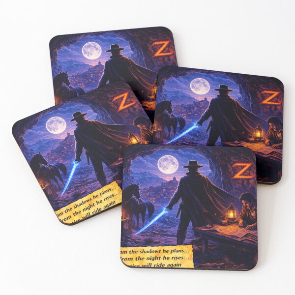 Item preview, The Secret Cave of Z Legendary Night Rider Justice Awakens Comic Style Hero Artwork designed and sold by SHOCAMPOS DESIGNS .
