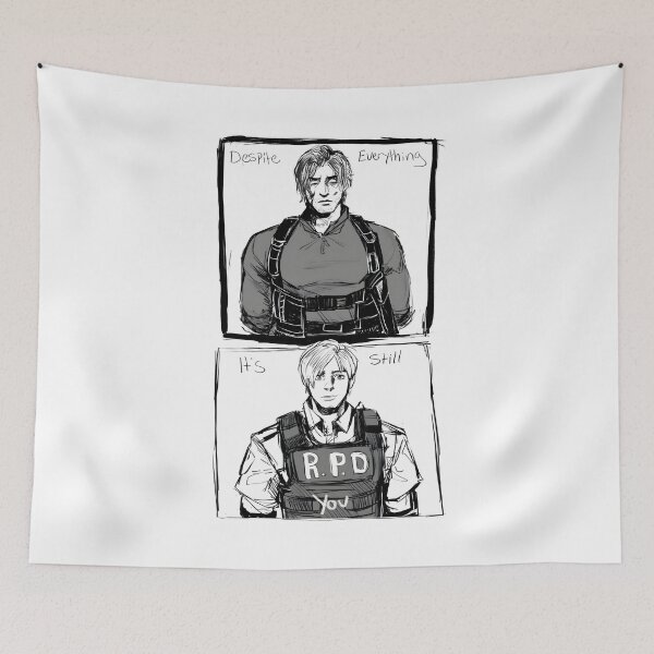 Item preview, Leon Kennedy designed and sold by funeralbeat.