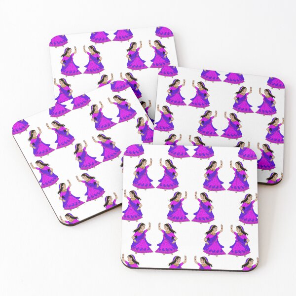 Item preview, Indie Dancing Girls - repeating pattern designed and sold by Svasti Arts and Designs.