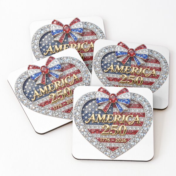 Item preview, Rhinestone America 250, 1776 - 2026, USA 250th, 14th of July, Independence Day, semiquincentennial designed and sold by Adadita.