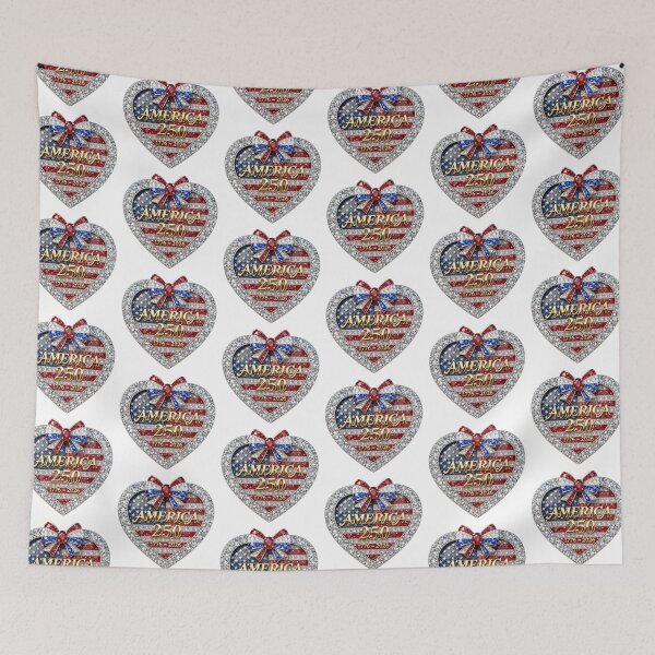 Item preview, Rhinestone America 250, 1776 - 2026, USA 250th, 14th of July, Independence Day, semiquincentennial designed and sold by Adadita.