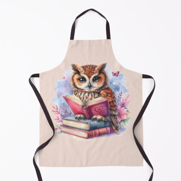 Item preview, Reading Owl with Enchanted Books designed and sold by Good Vibes .