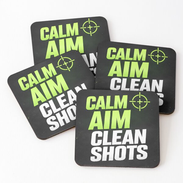 Item preview, Calm Aim Clean Shots – Minimal FPS Gaming Motivation Poster | Neon Green Gamer Aesthetic designed and sold by CozyLifeStudio.