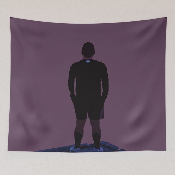 Item preview, Silhouetted Figure Standing on Rocky Ground designed and sold by Arturo Daniel Garcia Palomo.