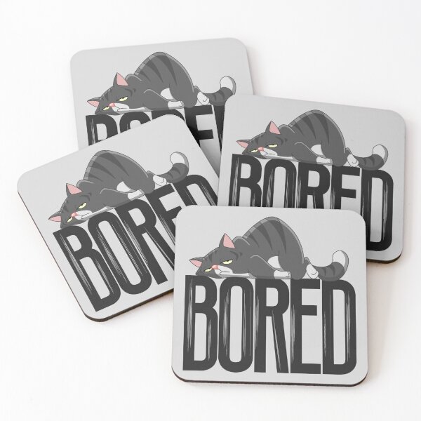 Item preview, Bored cat designed and sold by Kiddygifts.