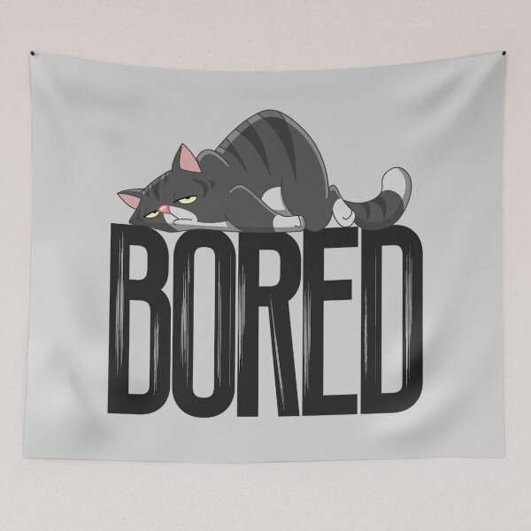 Item preview, Bored cat designed and sold by Kiddygifts.