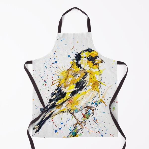 Item preview, Goldfinch Art Print – Vibrant Abstract Watercolour Bird Design designed and sold by Printpix.