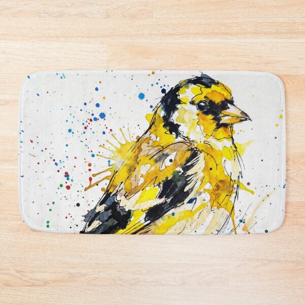 Item preview, Goldfinch Art Print – Vibrant Abstract Watercolour Bird Design designed and sold by Printpix.