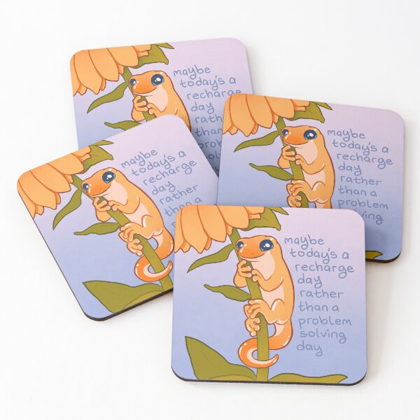 Item preview, "Maybe Today's a Recharge Day" Sunflower Gecko designed and sold by thelatestkate.