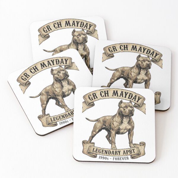 Item preview, GR CH Mayday Legendary Pit Bull Art designed and sold by Shirtaholism.