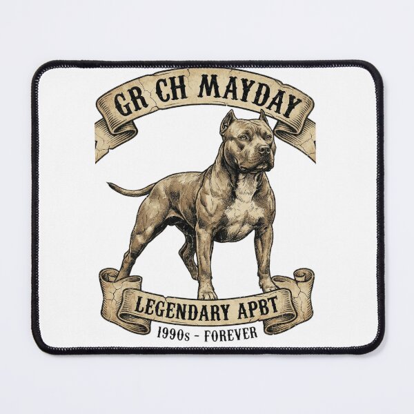 Item preview, GR CH Mayday Legendary Pit Bull Art designed and sold by Shirtaholism.