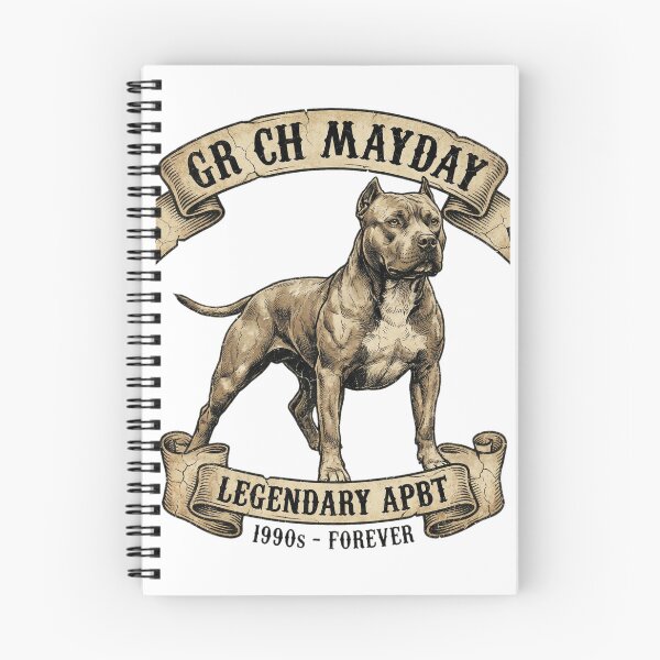 Item preview, GR CH Mayday Legendary Pit Bull Art designed and sold by Shirtaholism.