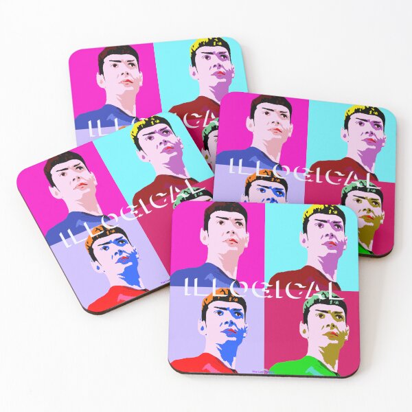 Item preview, illogical spock Pop Quad designed and sold by Lost Waters of Enceladus.