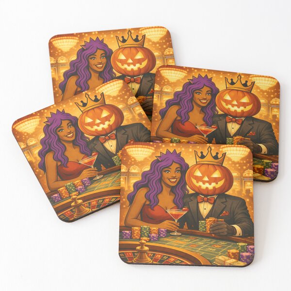 Item preview, Headless Horseman Casino Royale – Halloween Couple Fantasy Art designed and sold by TheHorsemanRidesAgain.