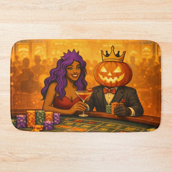 Item preview, Headless Horseman Casino Royale – Halloween Couple Fantasy Art designed and sold by TheHorsemanRidesAgain.