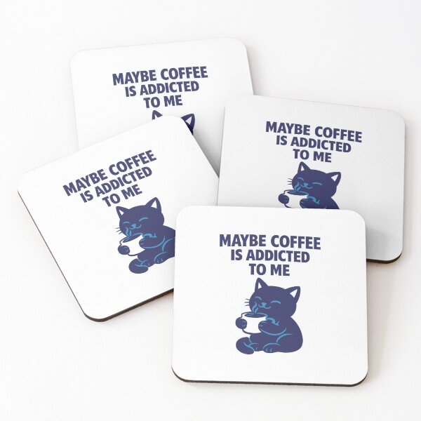 Item preview, Maybe coffee is addicted to me designed and sold by LuveraxArt.