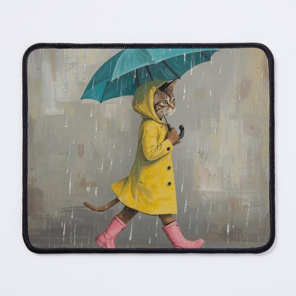 Item preview, Rainy Day Kitten designed and sold by EllieHeartCo.