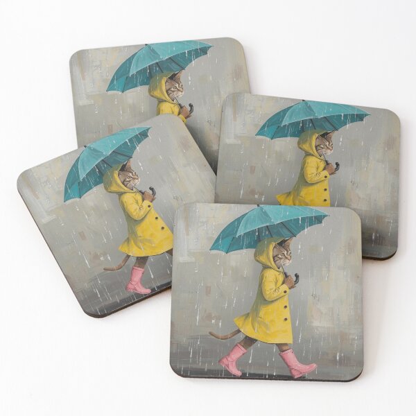 Item preview, Rainy Day Kitten designed and sold by EllieHeartCo.