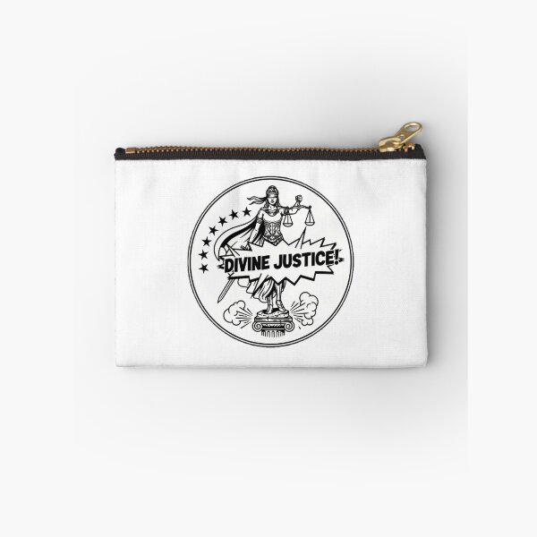 Item preview, Motivational circle b&w DIVINE JUSTICE! designed and sold by Giulivo Store Graphic.