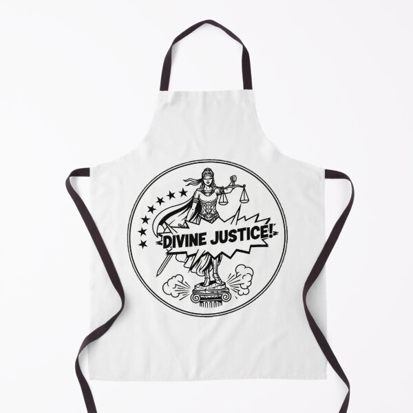 Item preview, Motivational circle b&w DIVINE JUSTICE! designed and sold by Giulivo Store Graphic.