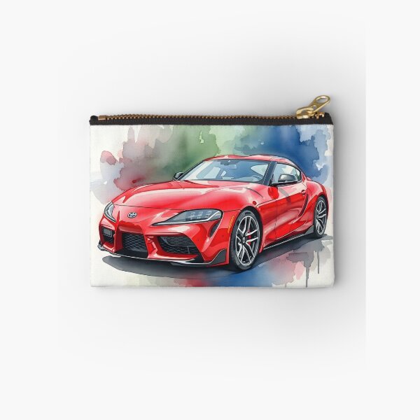 Item preview, Toyota GR Supra Watercolor Car Poster JDM Sports Car Wall Art designed and sold by Motorline44.