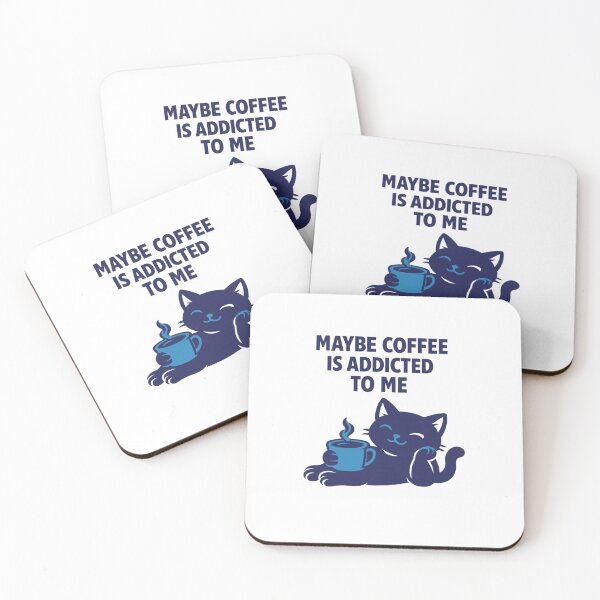 Item preview, Maybe coffee is addicted to me designed and sold by LuveraxArt.