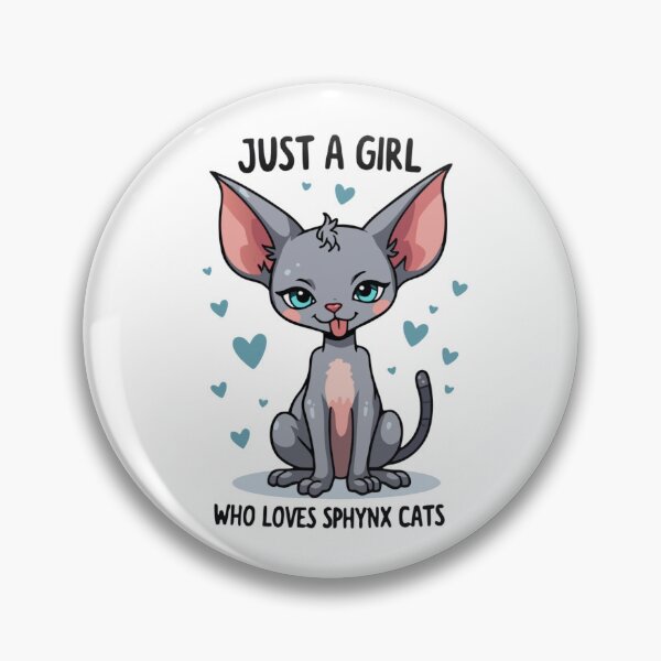 Item preview, Just A Girl Who Loves Sphynx Cats designed and sold by printmala.