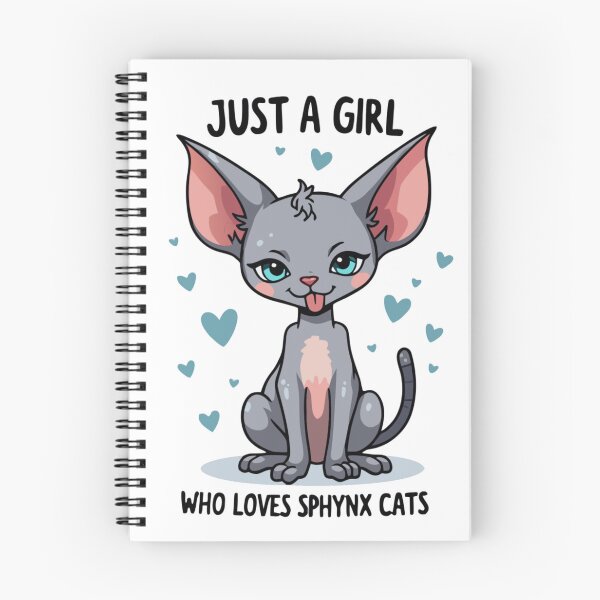 Item preview, Just A Girl Who Loves Sphynx Cats designed and sold by printmala.