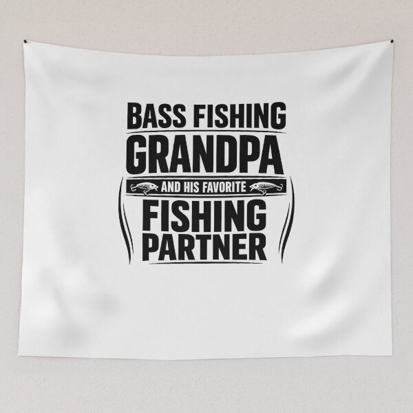 Item preview, Bass Fishing Grandpa Favorite Fishing Partner designed and sold by faridman.