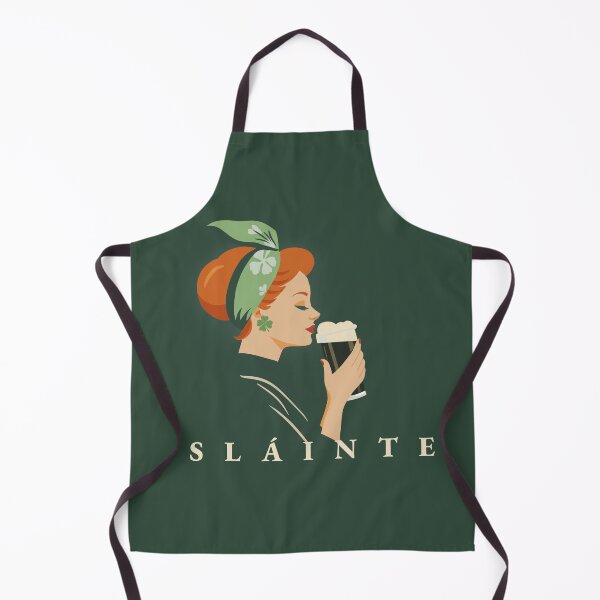 Item preview, Mid Century Irish Woman Drinking Stout – Retro St Patrick’s Day Beer Illustration designed and sold by OddlyEnoughArt.