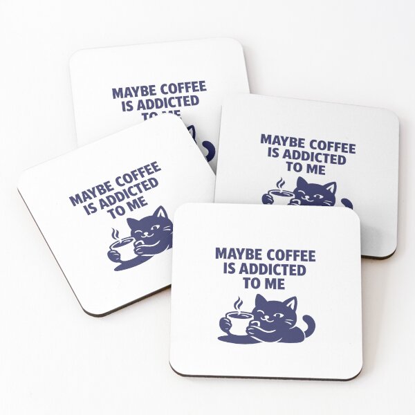 Item preview, Maybe coffee is addicted to me designed and sold by LuveraxArt.
