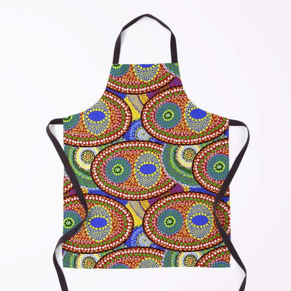 Item preview, Aboriginal Orbs Seamless Repeat designed and sold by Sharon Schwalbe.