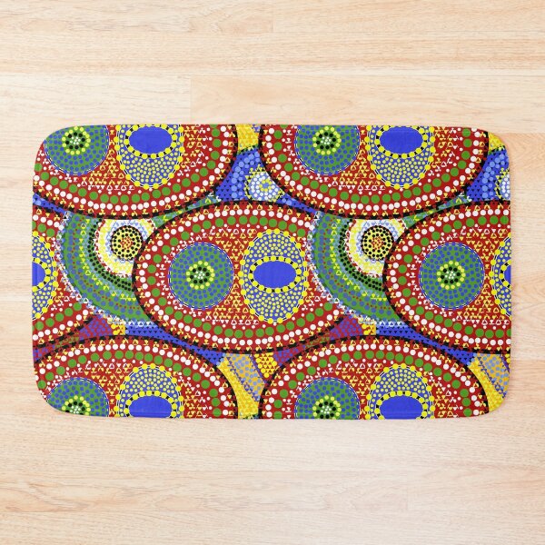 Item preview, Aboriginal Orbs Seamless Repeat designed and sold by Sharon Schwalbe.