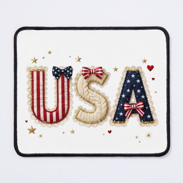 Item preview, Patchwork Yarn USA 1776-2026, USA 250th, 14th of July, Independence Day, semiquincentennial designed and sold by Adadita.