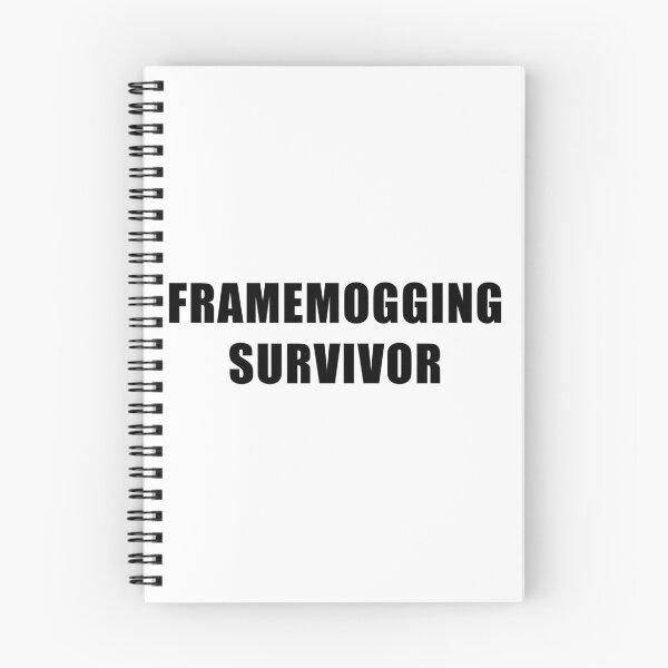 Item preview, FRAMEMOGGING SURVIVOR Looksmaxxing Mog Meme designed and sold by mustacheese.