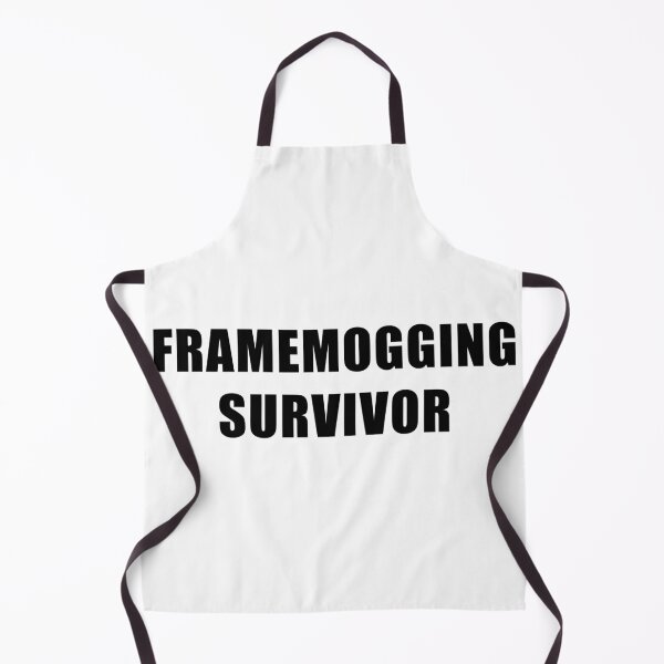 Item preview, FRAMEMOGGING SURVIVOR Looksmaxxing Mog Meme designed and sold by mustacheese.